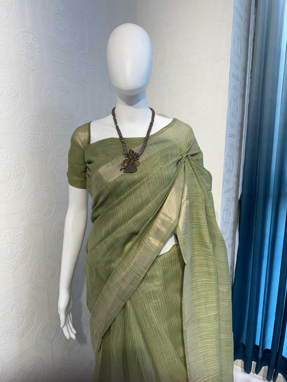 Ynf Cotton KESH634 tradz Sarees Wholesale Fancy Sarees Cotton Linen Sarees Ladies Sarees Manufacturer- Kapda Export