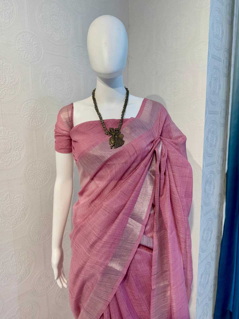 Ynf Cotton KESH634 tradz Sarees Wholesale Fancy Sarees Cotton Linen Sarees Ladies Sarees Manufacturer- Kapda Export