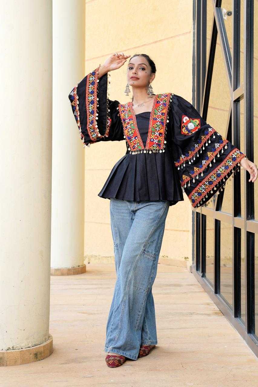 Ynf Cotton KESH643 41 Suits & Dresses Festive Collections Wholesale Embroidered Dresses Cotton Dresses Navratri Dresses Manufacturer- Kapda Export