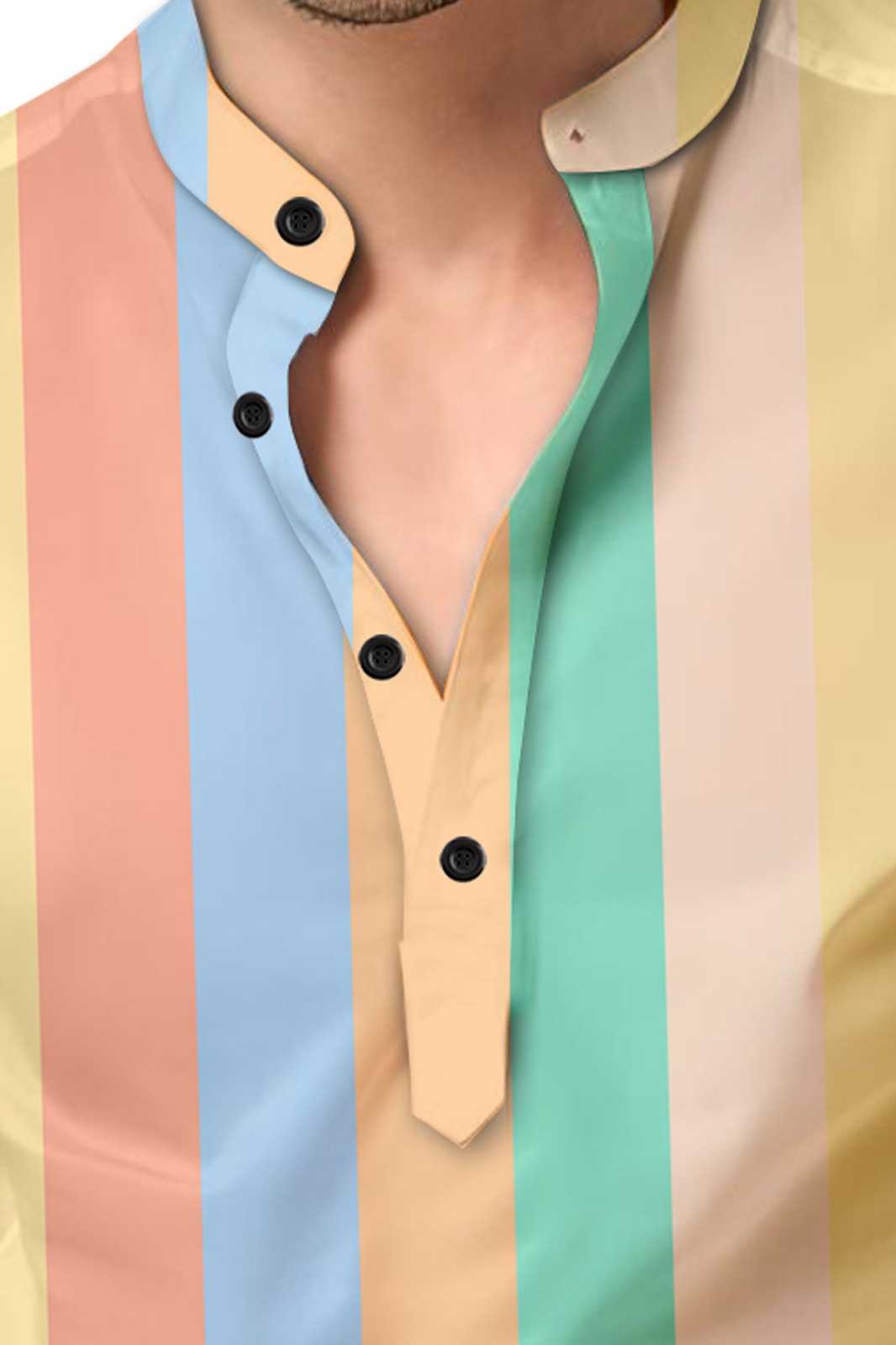 Ynf Cotton KESH662 ST116 Mens Wear Wholesale Mens Shirt Mens Printed Shirts Designer Ethnic Set Manufacturer- Kapda Export