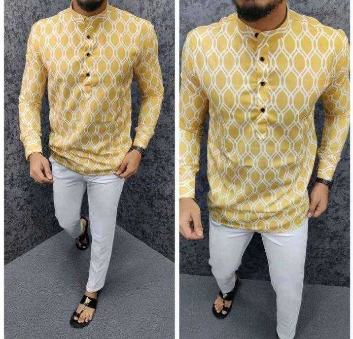 Ynf Cotton KESH662 ST83 Mens Wear Wholesale Mens Suits Casual Wear Mens Printed Shirts Manufacturer- Kapda Export