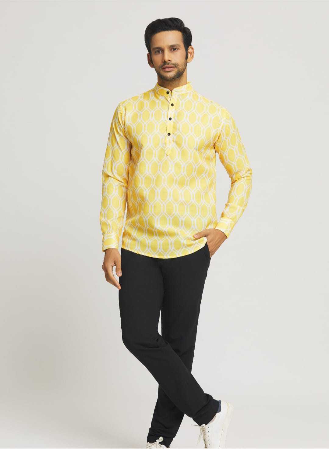 Ynf Cotton KESH662 ST83 Mens Wear Wholesale Mens Suits Casual Wear Mens Printed Shirts Manufacturer- Kapda Export