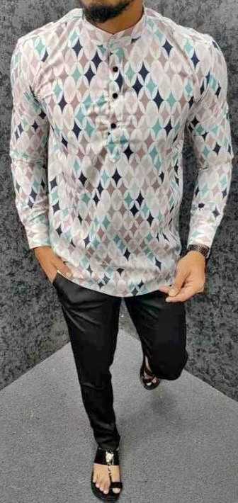 Ynf Cotton KESH662 ST85 Mens Wear Wholesale Mens Suits Casual Wear Mens Printed Shirts Manufacturer- Kapda Export