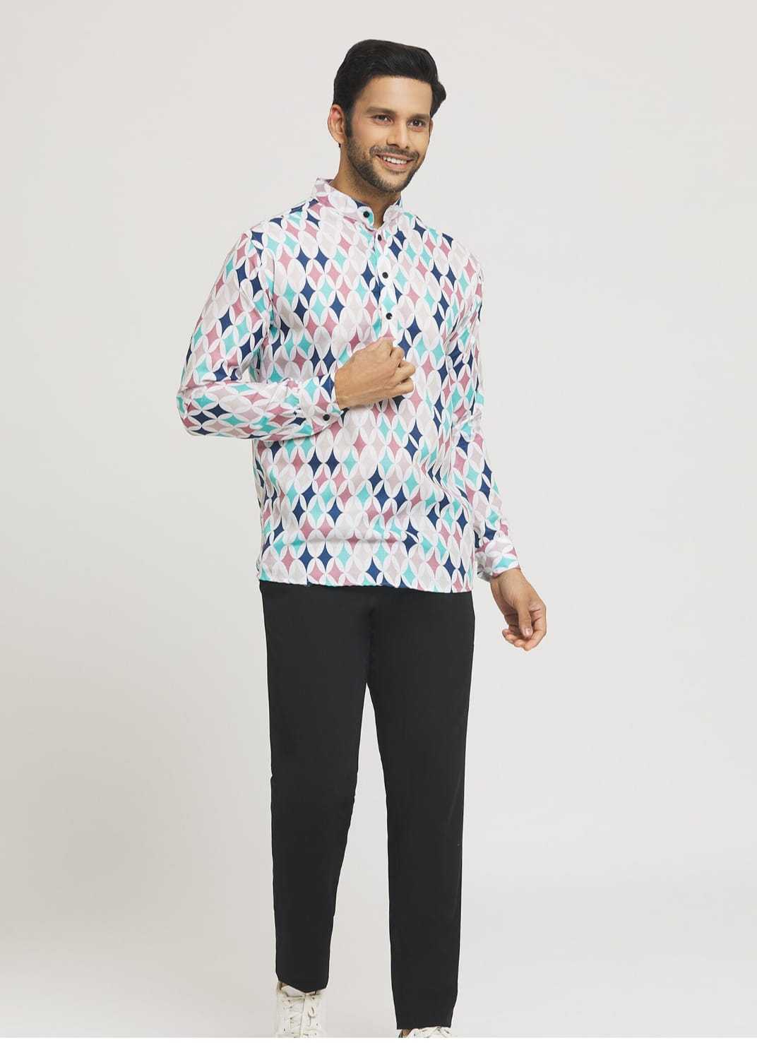 Ynf Cotton KESH662 ST85 Mens Wear Wholesale Mens Suits Casual Wear Mens Printed Shirts Manufacturer- Kapda Export