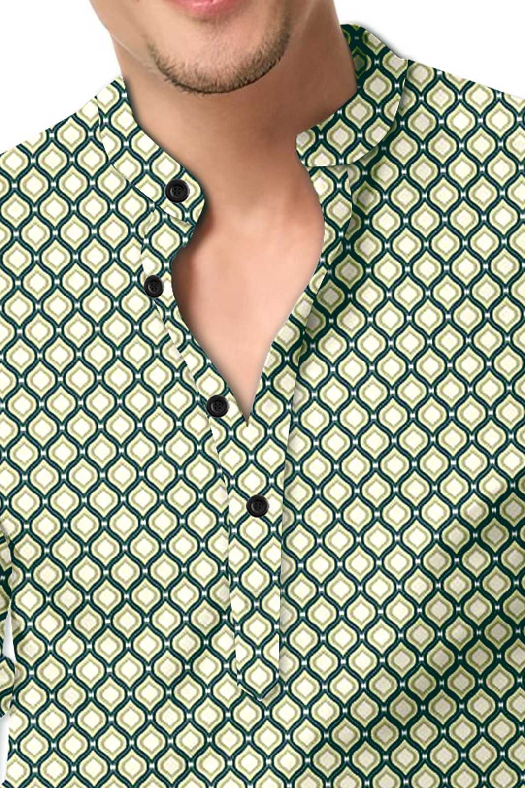 Ynf Cotton KESH662 ST94 Mens Wear Wholesale Mens Suits Casual Wear Mens Printed Shirts Manufacturer- Kapda Export