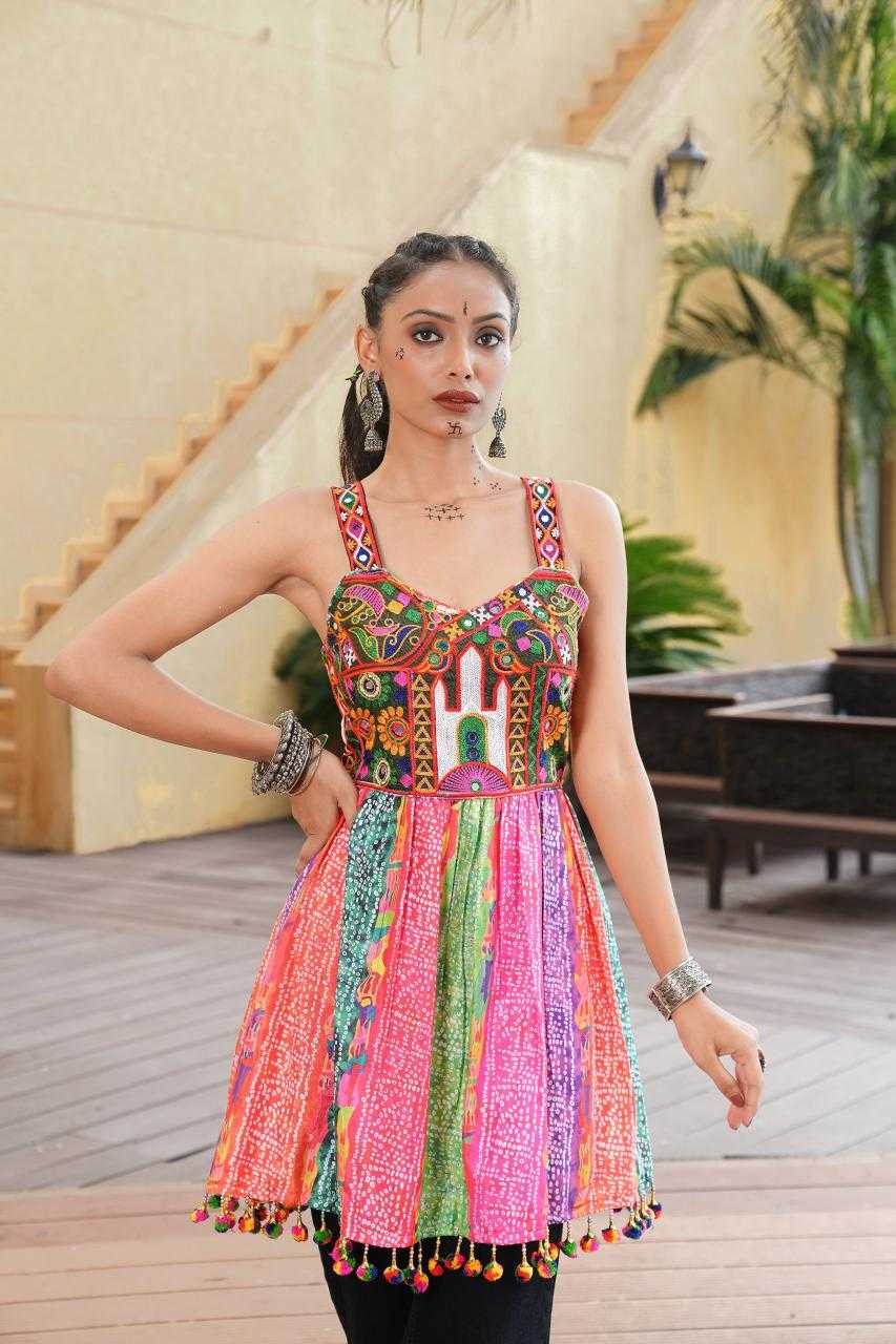 Ynf Crepe KESH643 42 Suits & Dresses Festive Collections Wholesale Designer dresses Embroidered Dresses Navratri Dresses Manufacturer- Kapda Export