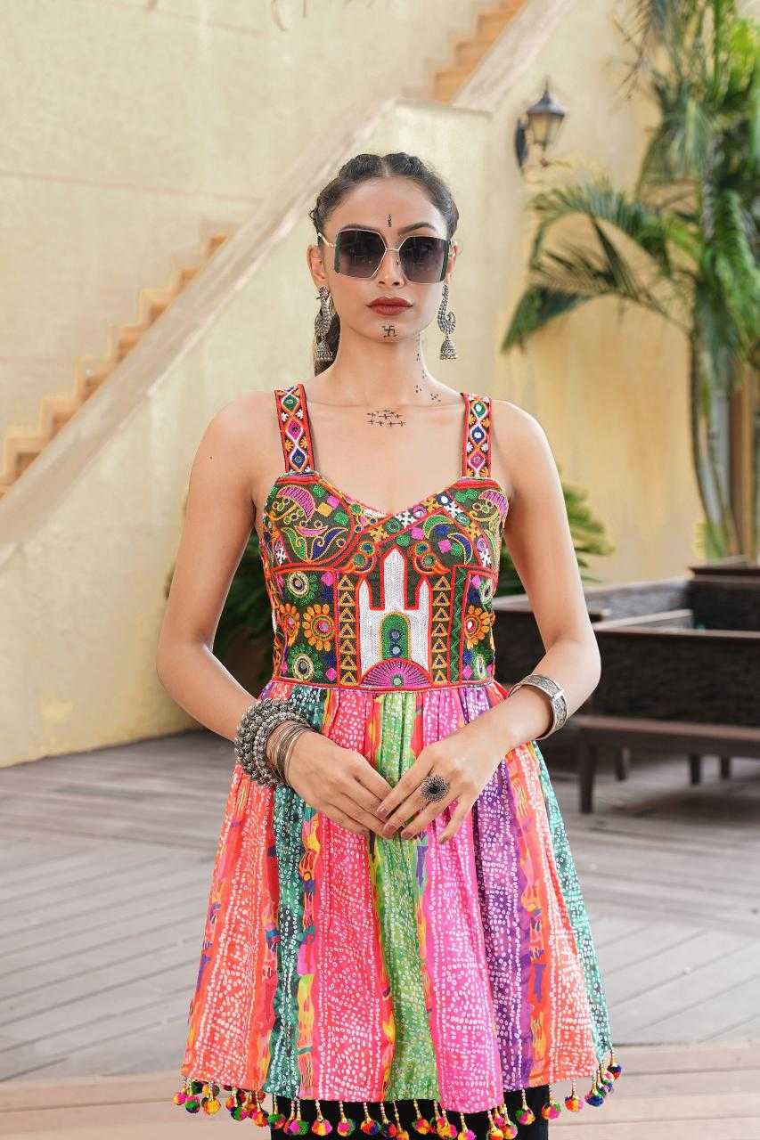 Ynf Crepe KESH643 42 Suits & Dresses Festive Collections Wholesale Designer dresses Embroidered Dresses Navratri Dresses Manufacturer- Kapda Export