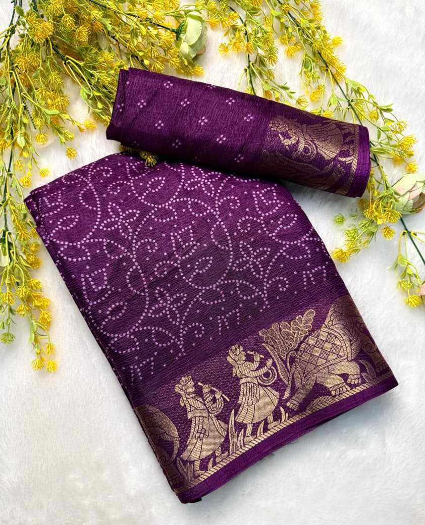 Ynf Crush Silk KESH573 MITALI Sarees Wholesale Ladies Sarees Festive Sarees Bandhani Sarees Manufacturer- Kapda Export