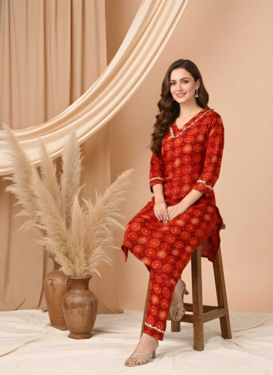 Ynf Delta Silk KESH559 732 Kurti Wholesale Festive Kurtis Printed Kurtis Gota Patti Kurtis Manufacturer- Kapda Export
