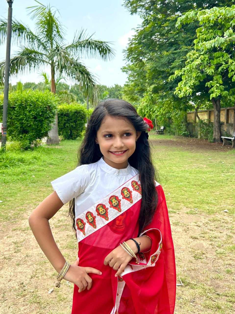 Ynf Dola Silk KESH505 014 Kids Wear Wholesale Kids Saree Dress Kids Festive Wear Kids Party Wear Ethnic Manufacturer- Kapda Export