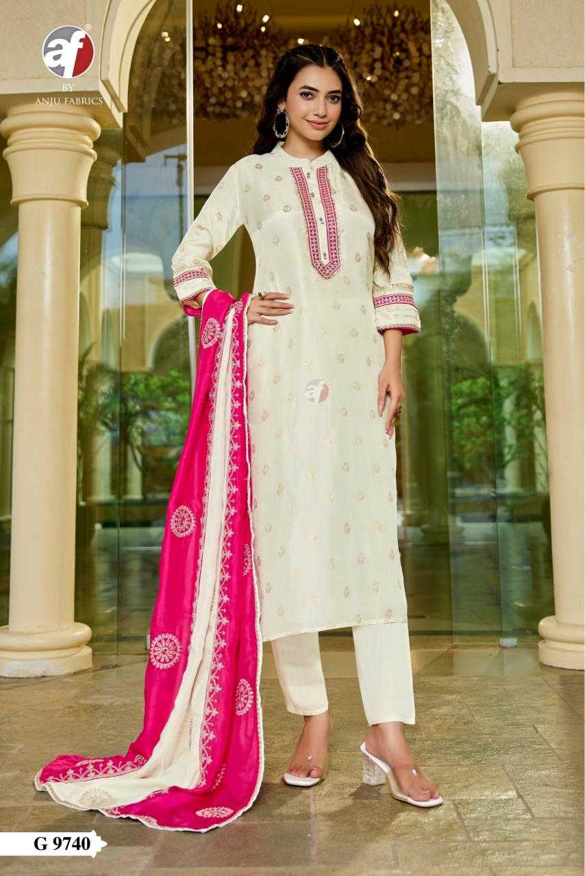 Ynf Dola Silk KESH530 ANUJ 9741 Kurti Wholesale Festive Kurtis Ethnic Kurtis White Kurtis Manufacturer- Kapda Export