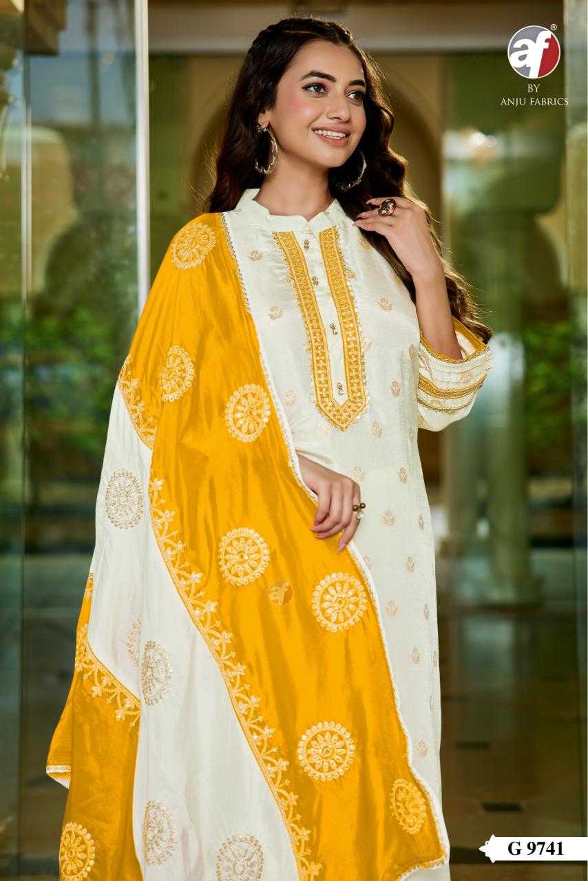 Ynf Dola Silk KESH530 ANUJ 9741 Kurti Wholesale Festive Kurtis Ethnic Kurtis White Kurtis Manufacturer- Kapda Export