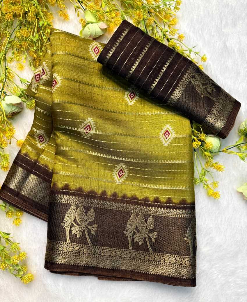 Ynf Dola Silk KESH573 amara Silk Sarees Wholesale Silk Sarees With Contrast Pallu Zari Border Silk Sarees Kalamkari Silk Sarees Manufacturer- Kapda Export