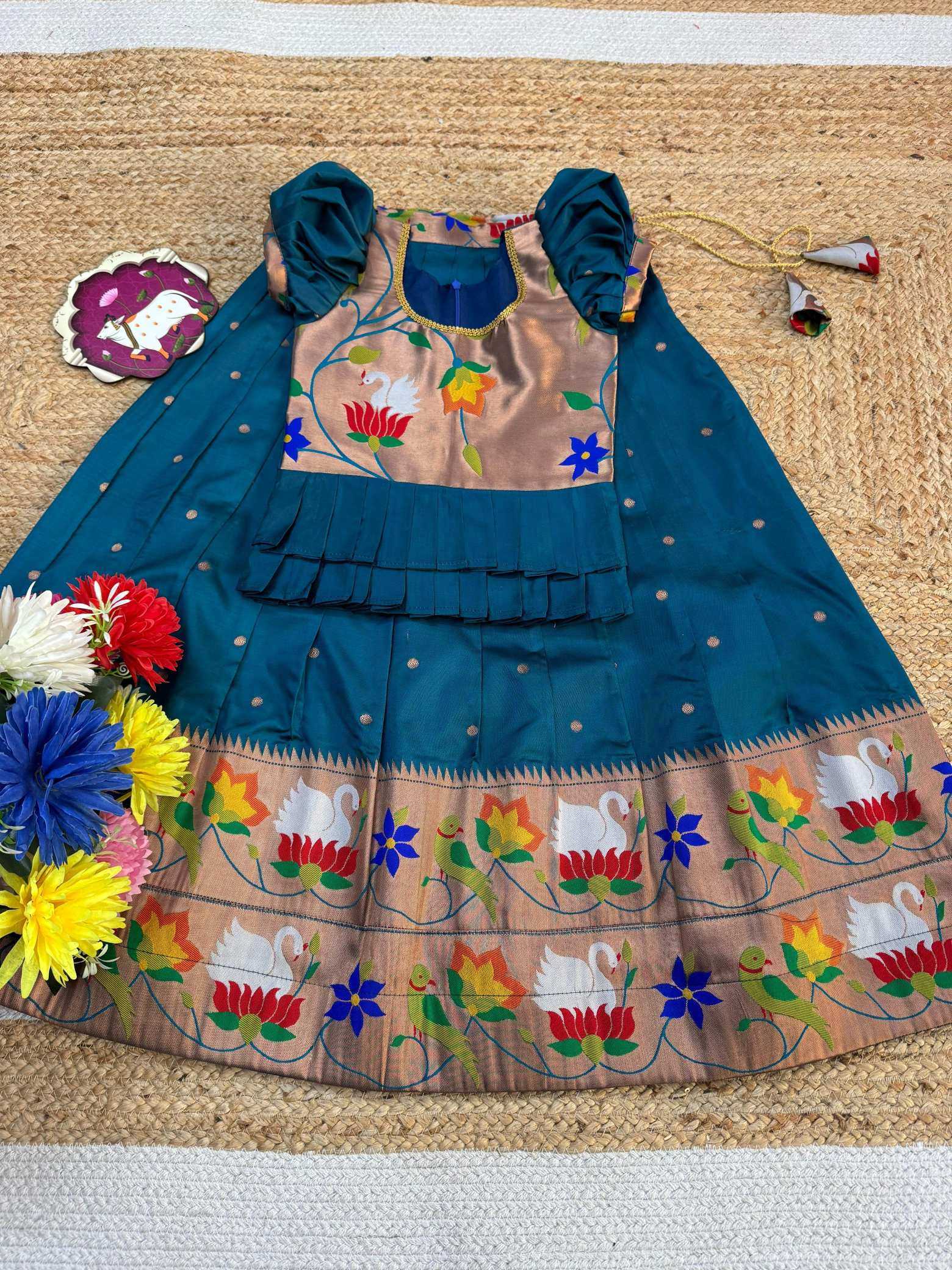 Ynf Fancy KESH503 8150 Kids Wear Wholesale Kids Traditional Outfits Kids Lehenga Choli Kids Navratri Outfits Manufacturer- Kapda Export