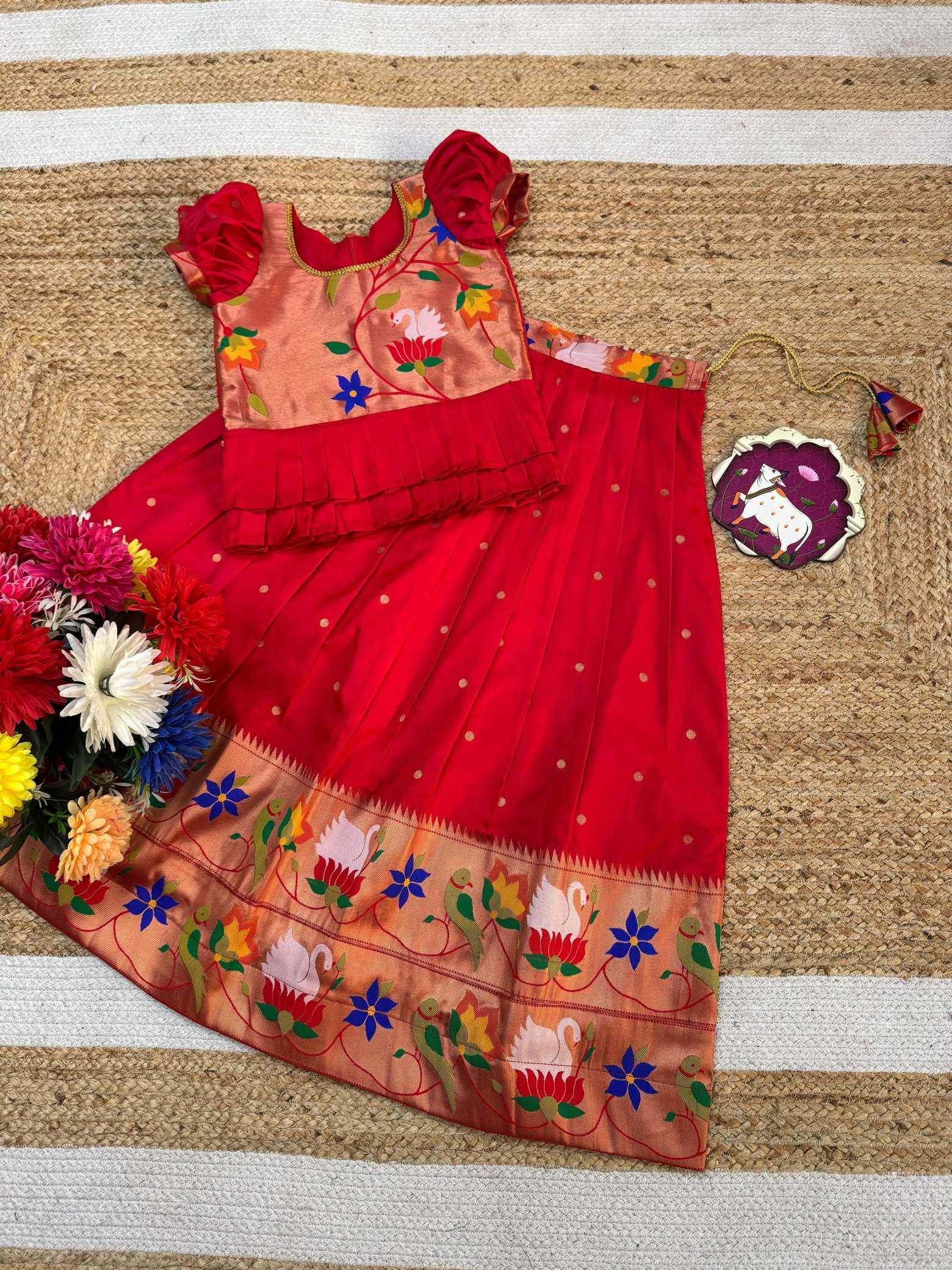 Ynf Fancy KESH503 8150 Kids Wear Wholesale Kids Traditional Outfits Kids Lehenga Choli Kids Navratri Outfits Manufacturer- Kapda Export