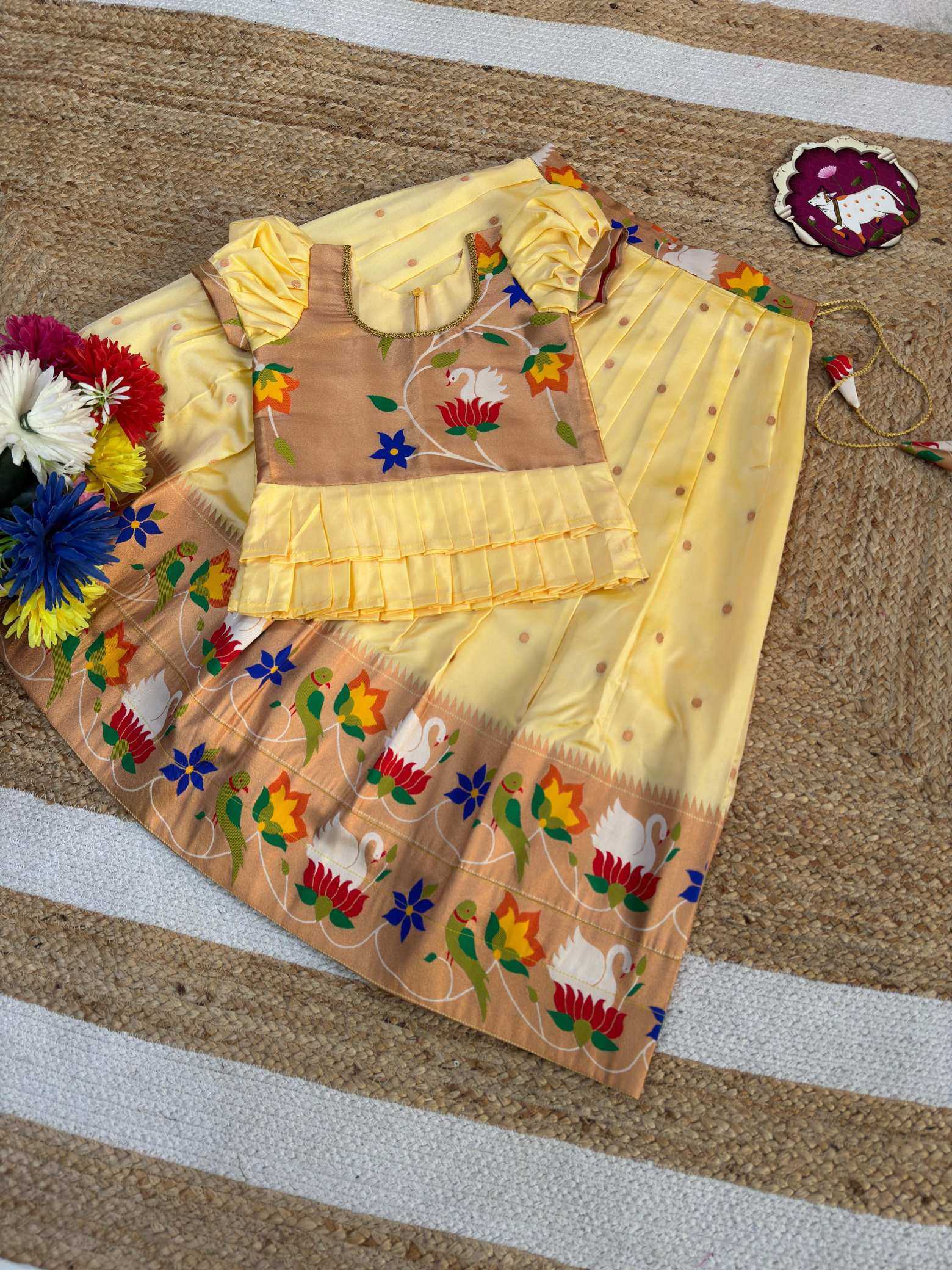 Ynf Fancy KESH503 8150 Kids Wear Wholesale Kids Traditional Outfits Kids Lehenga Choli Kids Navratri Outfits Manufacturer- Kapda Export