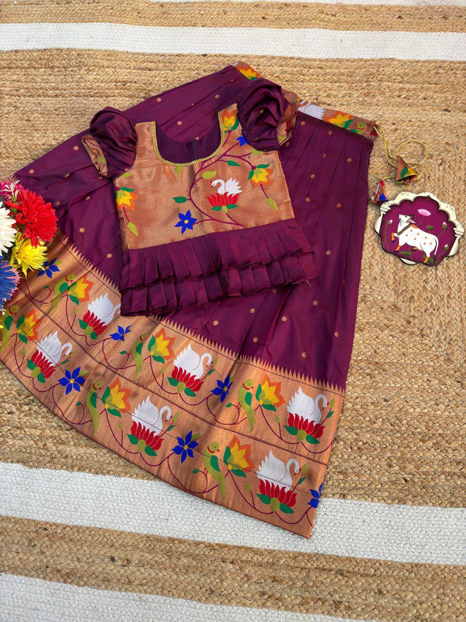 Ynf Fancy KESH503 8150 Kids Wear Wholesale Kids Traditional Outfits Kids Lehenga Choli Kids Navratri Outfits Manufacturer- Kapda Export