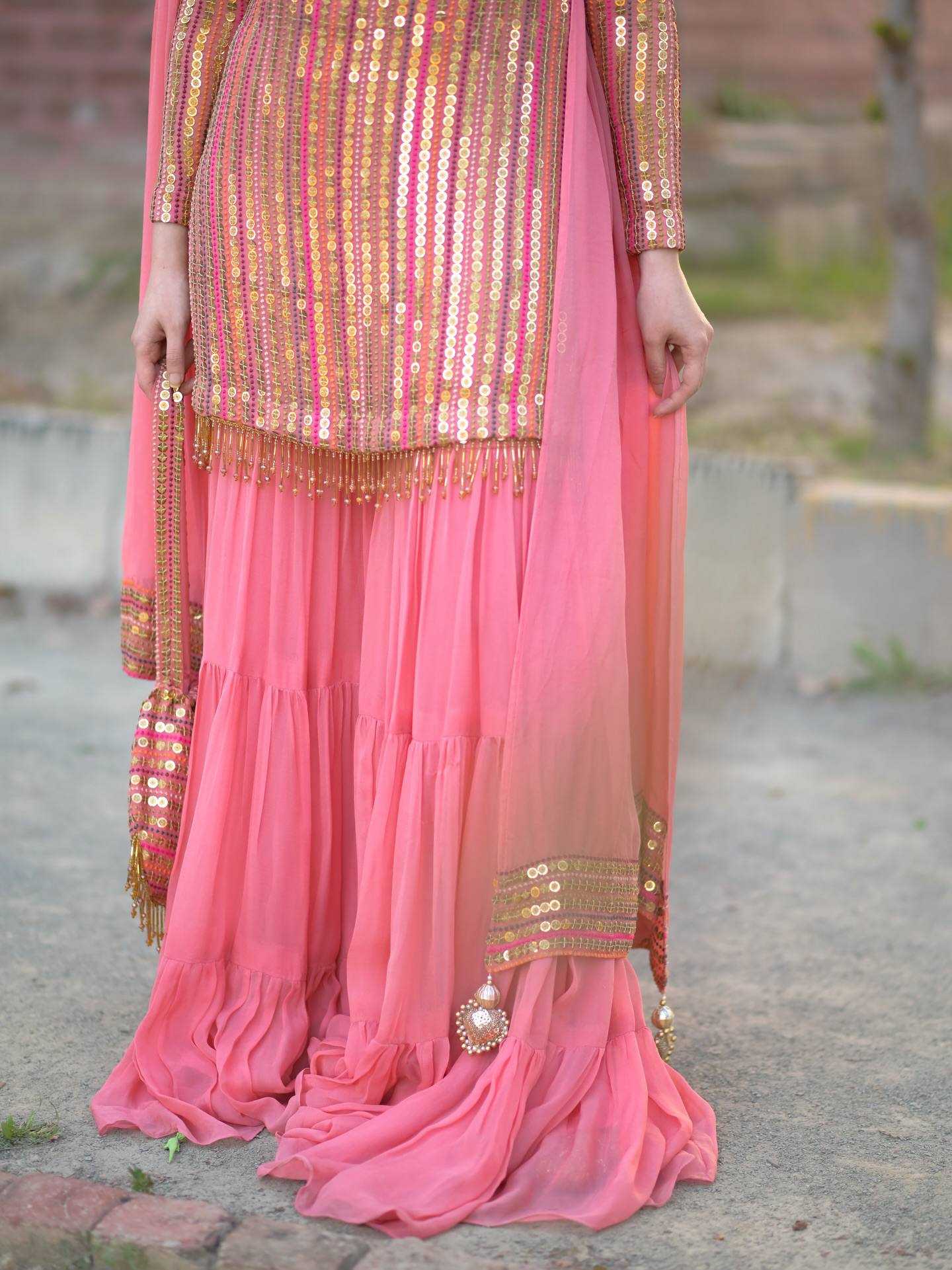 Ynf Faux Georgette KESH158 8004 Kurti Wholesale Kurti Bottom With Dupatta Georgette Kurtis Kurti With Palazzo Manufacturer- Kapda Export