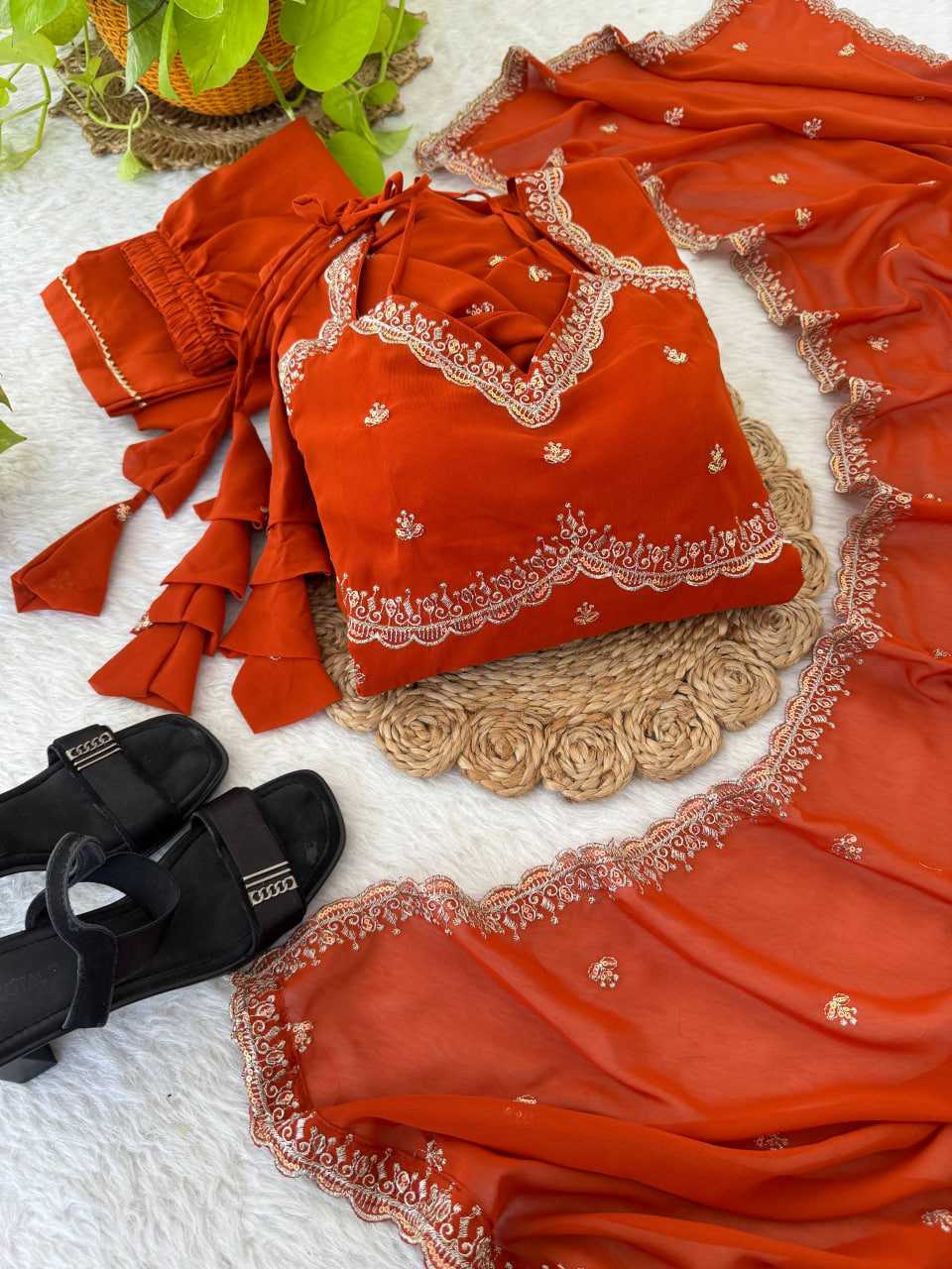 Ynf Faux Georgette KESH513 534 Gowns Wedding Collections Wholesale Georgette Gown Embroidered Gown Lace Gowns Manufacturer- Kapda Export