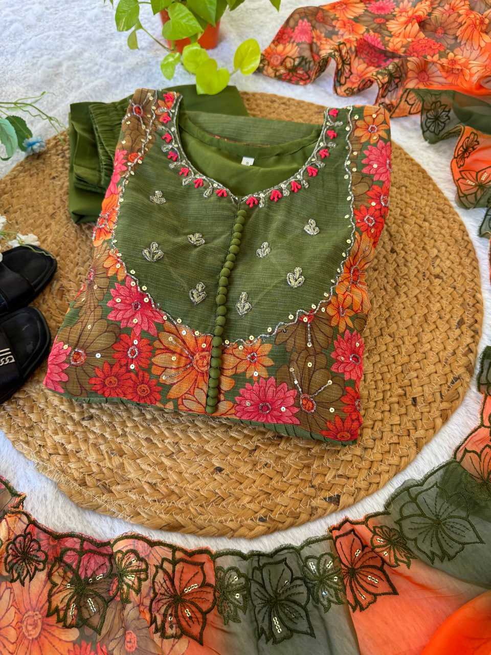 Ynf Faux Georgette KESH513 536 Gowns Festive Collections Wholesale Georgette Gown Gown With Dupatta Full Sleeve Gowns Manufacturer- Kapda Export