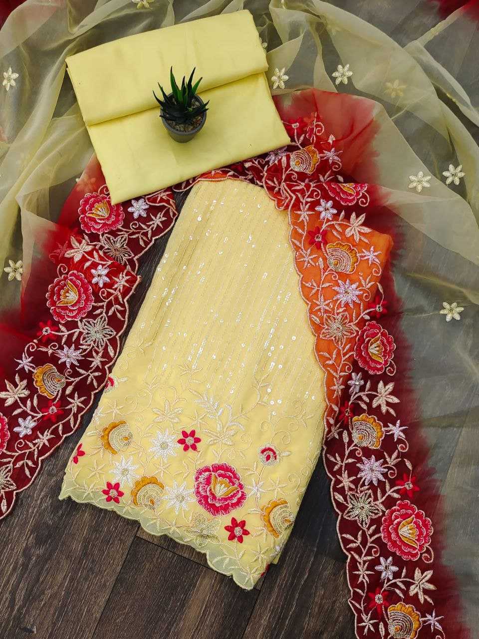 Ynf Faux Georgette KESH628 SABYA SAACHI 36 Suits & Dresses Wholesale Wedding Suits Bridal Suits Designer Suits Manufacturer- Kapda Export