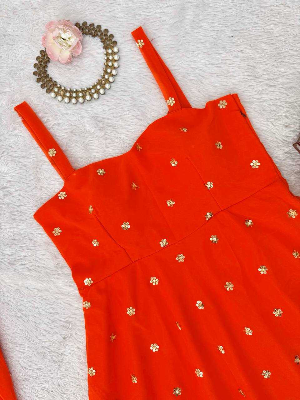 Ynf Faux Georgette RIN133 1540 Kurti Wholesale Party Wear Kurtis Half Sleeve Kurtis Kurti With Palazzo Manufacturer- Kapda Export