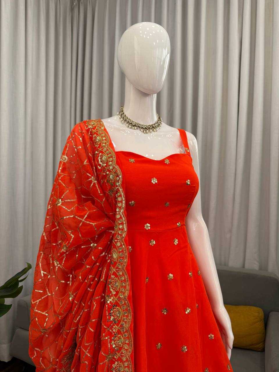 Ynf Faux Georgette RIN133 1540 Kurti Wholesale Party Wear Kurtis Half Sleeve Kurtis Kurti With Palazzo Manufacturer- Kapda Export