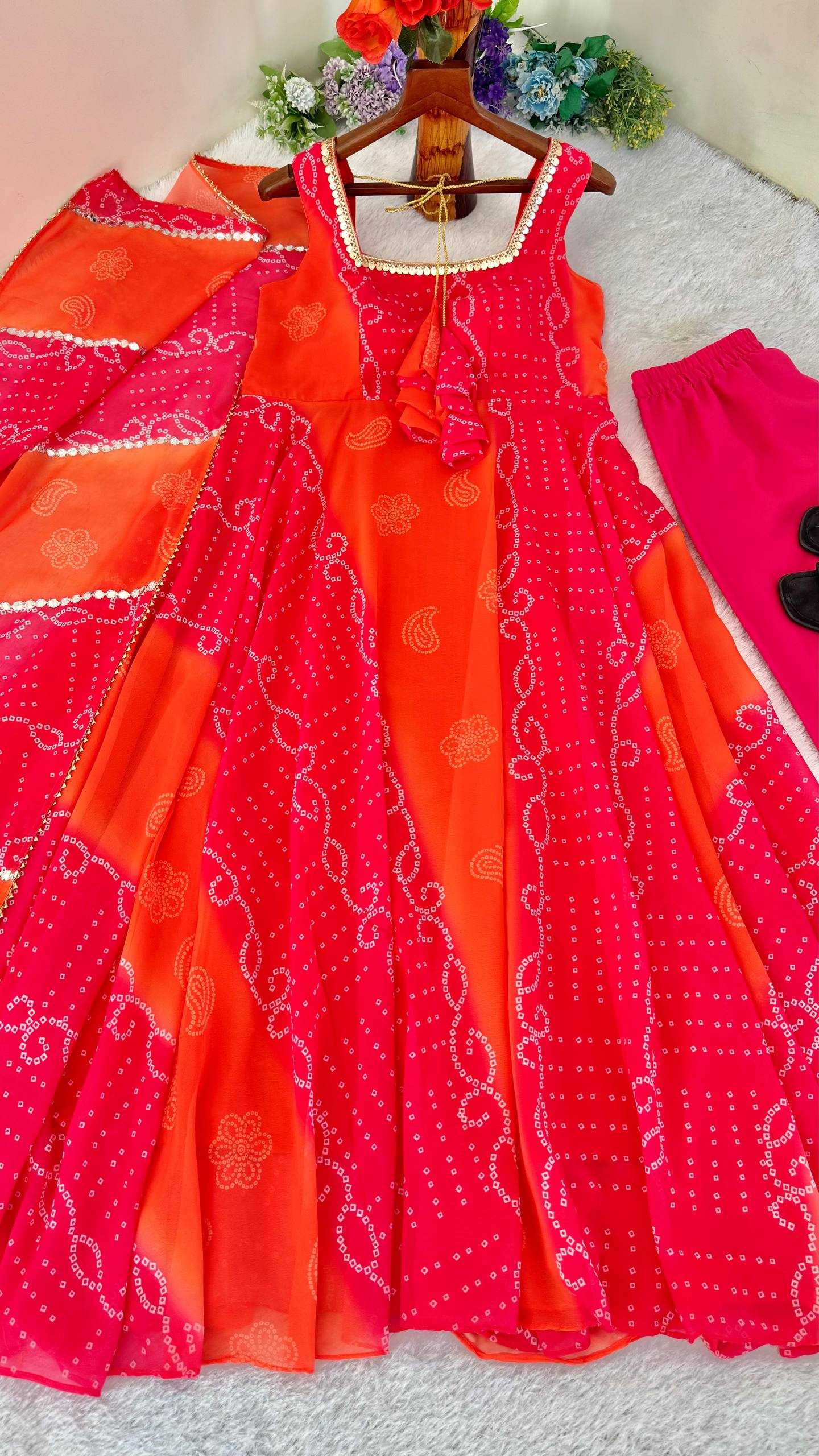 Ynf Georgette KESH513 535 Gowns Wholesale Feeding Gown Full Sleeve Gowns Chiffon Gowns Manufacturer- Kapda Export