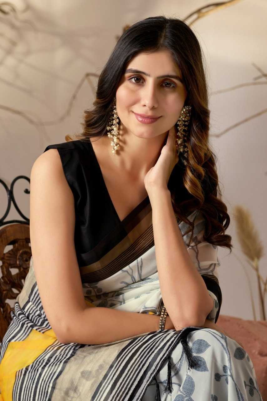 Ynf Georgette KESH522 1032 Sarees Wholesale Printed Georgette Saree Lightweight Sarees Festive Sarees Manufacturer- Kapda Export