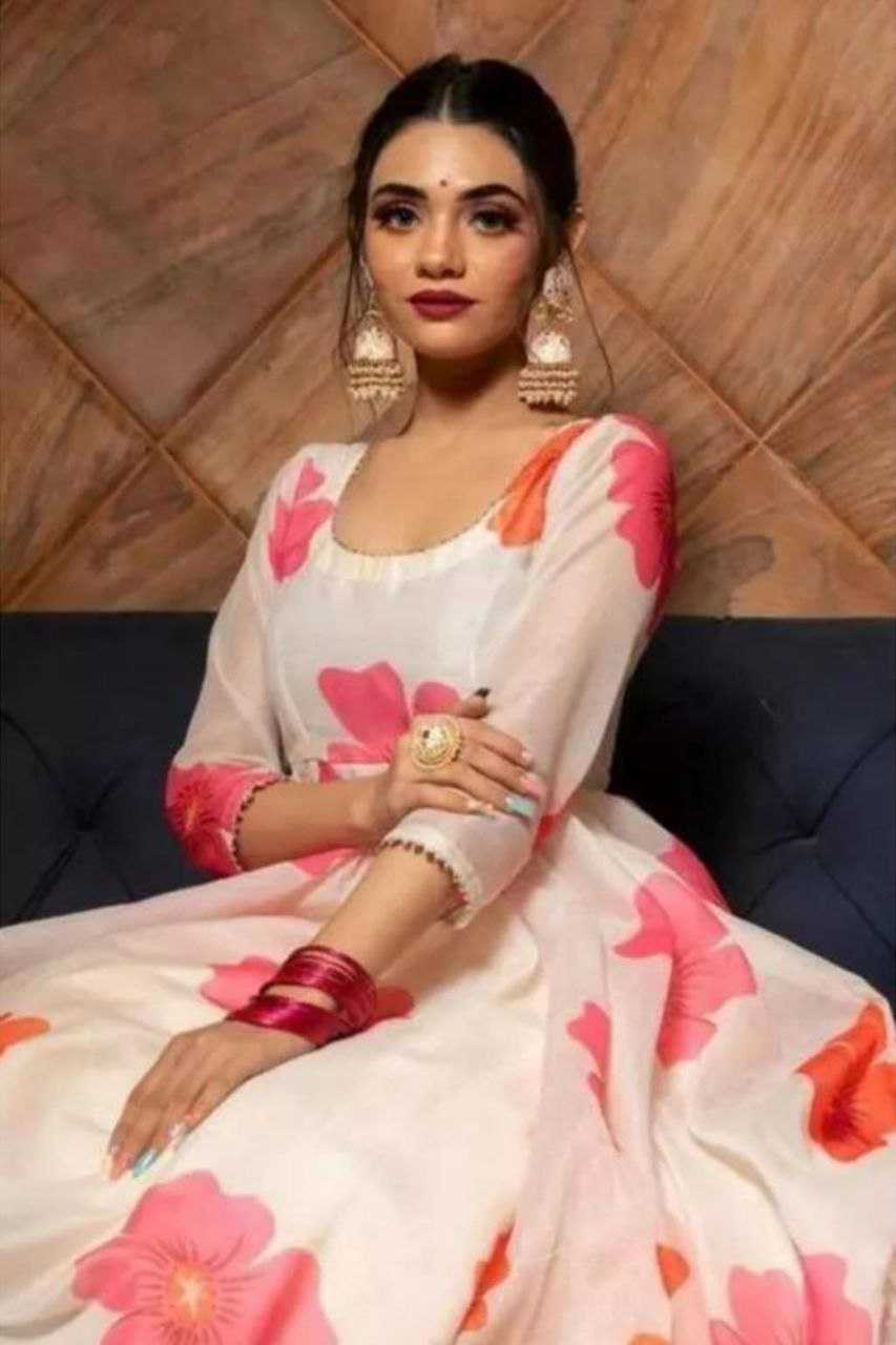 Ynf Georgette KESH559 355 Kurti Wholesale Festive Kurtis Designer Kurtis Printed Silk Kurti Manufacturer- Kapda Export