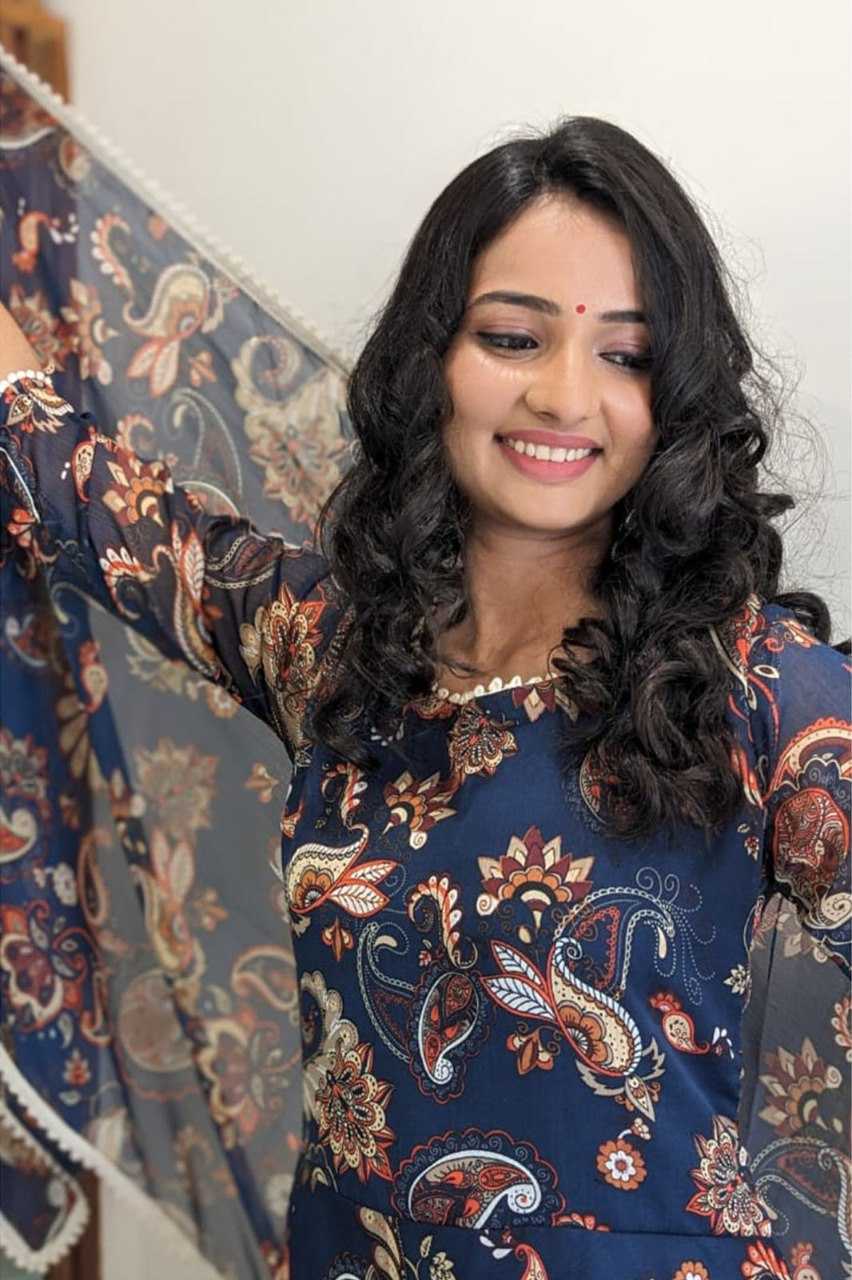 Ynf Georgette KESH559 361 Kurti Wholesale Kurtis With Bottom Kurti Bottom With Dupatta Printed Silk Kurti Manufacturer- Kapda Export