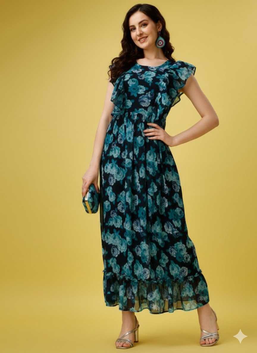 Ynf Georgette KESH559 365 Suits & Dresses Wholesale Designer Suits Printed Dresses Georgette Dresses Manufacturer- Kapda Export