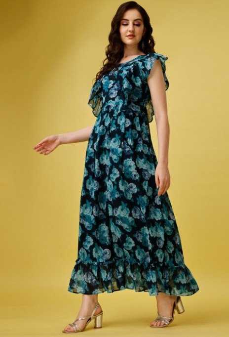 Ynf Georgette KESH559 365 Suits & Dresses Wholesale Designer Suits Printed Dresses Georgette Dresses Manufacturer- Kapda Export