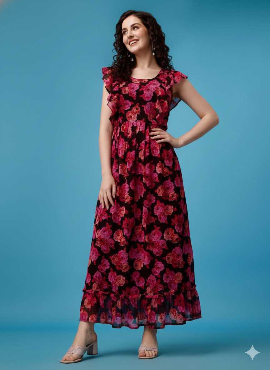 Ynf Georgette KESH559 365 Suits & Dresses Wholesale Designer Suits Printed Dresses Georgette Dresses Manufacturer- Kapda Export