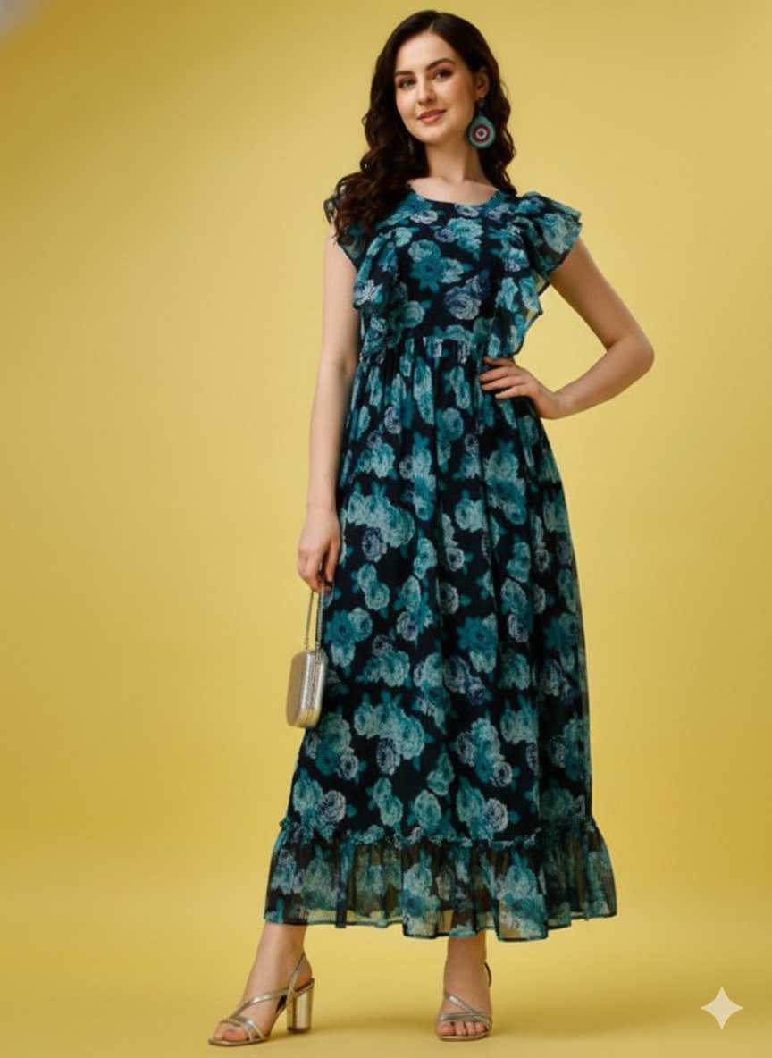 Ynf Georgette KESH559 365 Suits & Dresses Wholesale Designer Suits Printed Dresses Georgette Dresses Manufacturer- Kapda Export