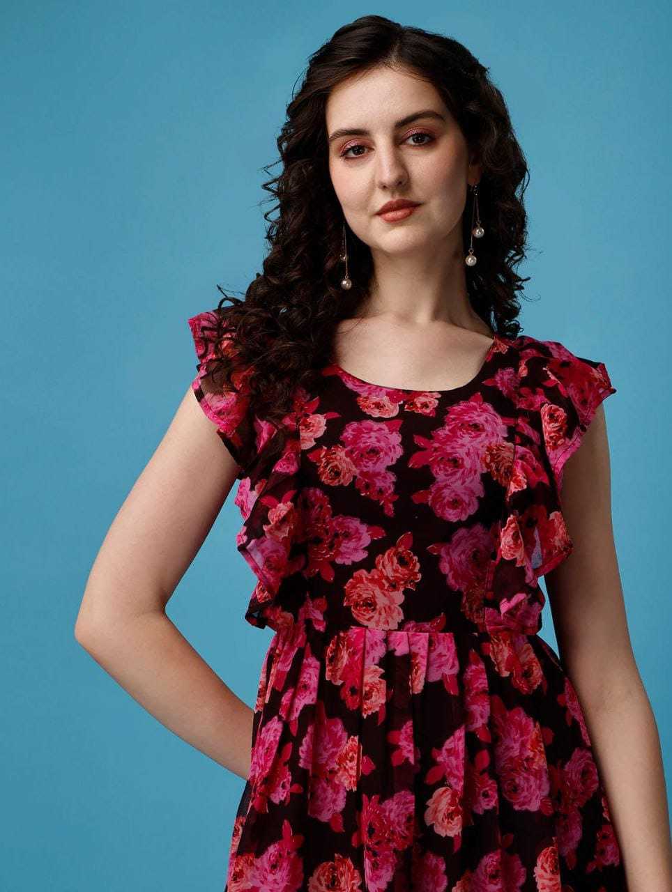 Ynf Georgette KESH559 365 Suits & Dresses Wholesale Designer Suits Printed Dresses Georgette Dresses Manufacturer- Kapda Export