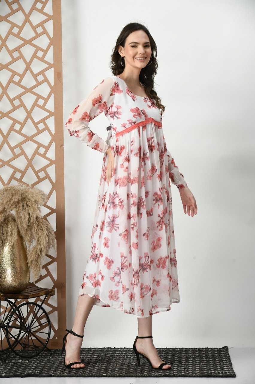 Ynf Georgette KESH559 368 Kurti Wholesale Party Wear Kurtis Designer Kurtis Printed Silk Kurti Manufacturer- Kapda Export