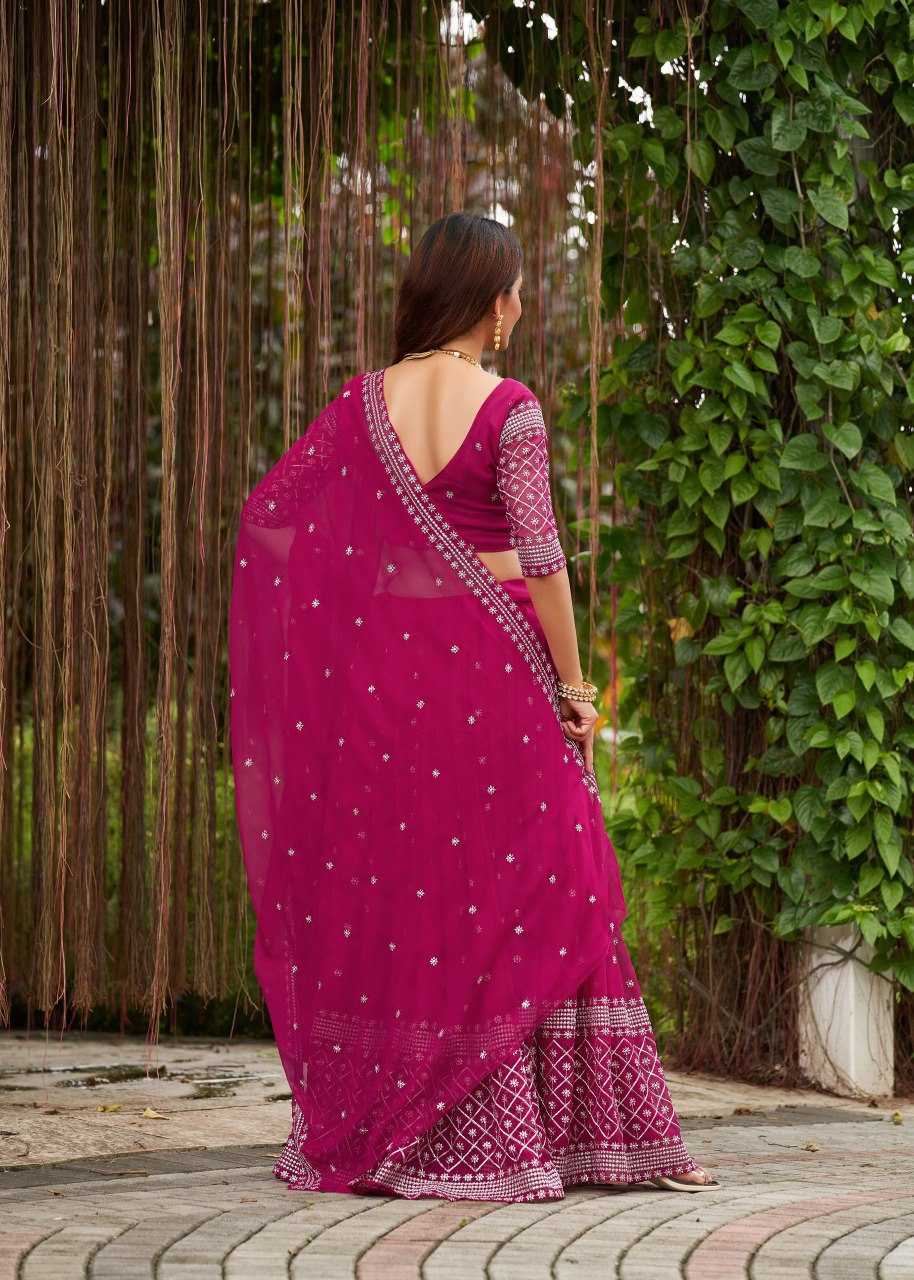 Ynf Georgette KESH643 010300 Lehengas Wholesale Embroidered Lehenga Floral Lehenga Sequins Lehenga Manufacturer- Kapda Export