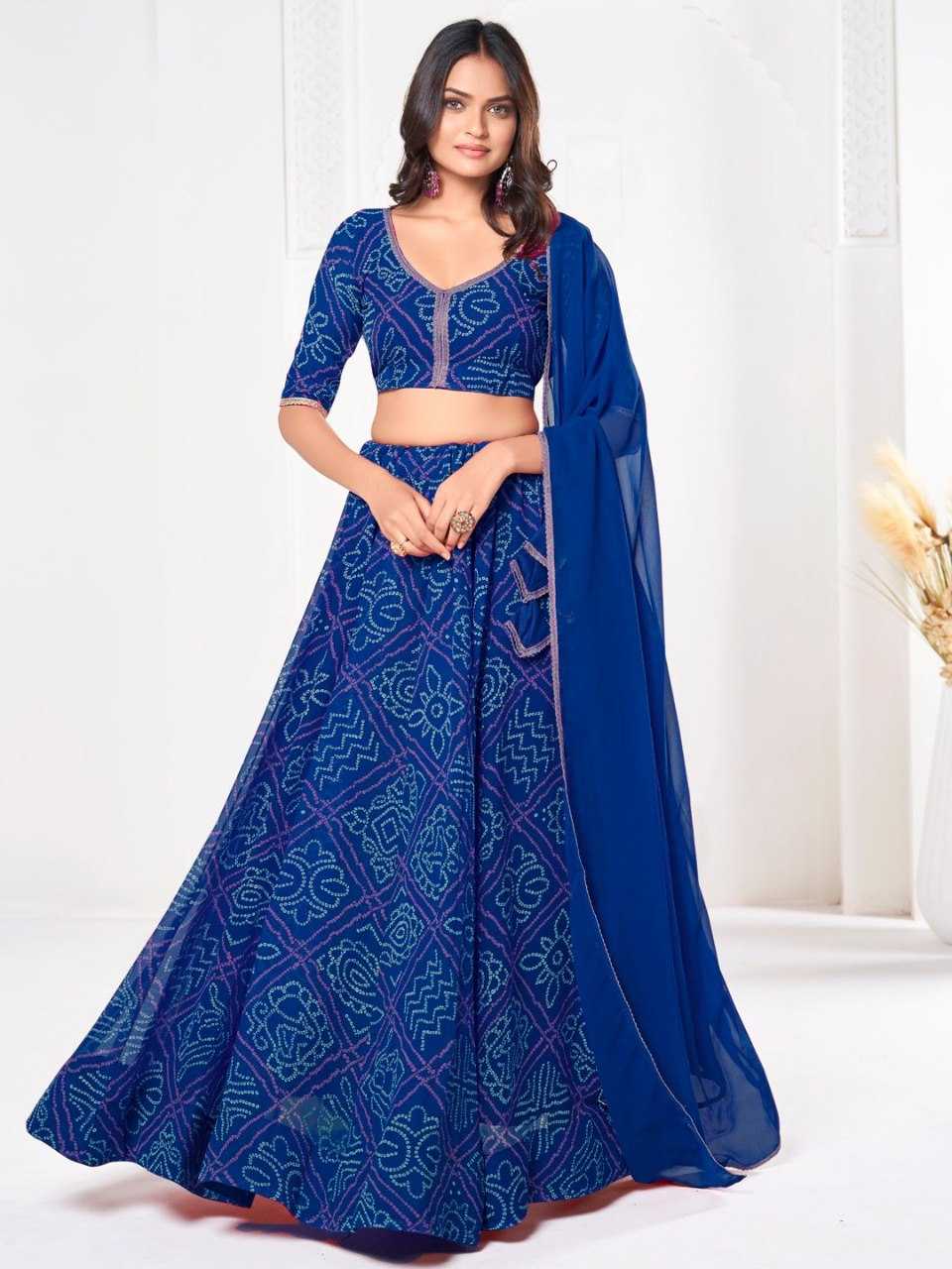 Ynf Georgette KESH643 1010330 Lehengas Wholesale Fancy Lehenga Printed Lehenga Simple Lehenga Manufacturer- Kapda Export