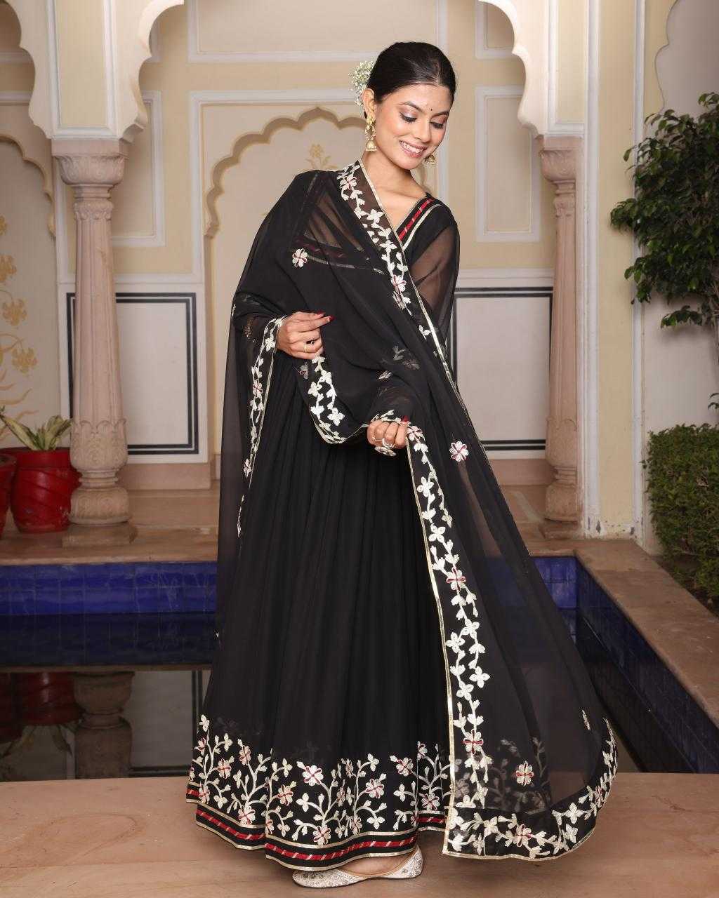 Ynf Georgette KESH643 301038 Suits & Dresses Wholesale Designer dresses Georgette Dresses Anarkali Dresses Manufacturer- Kapda Export