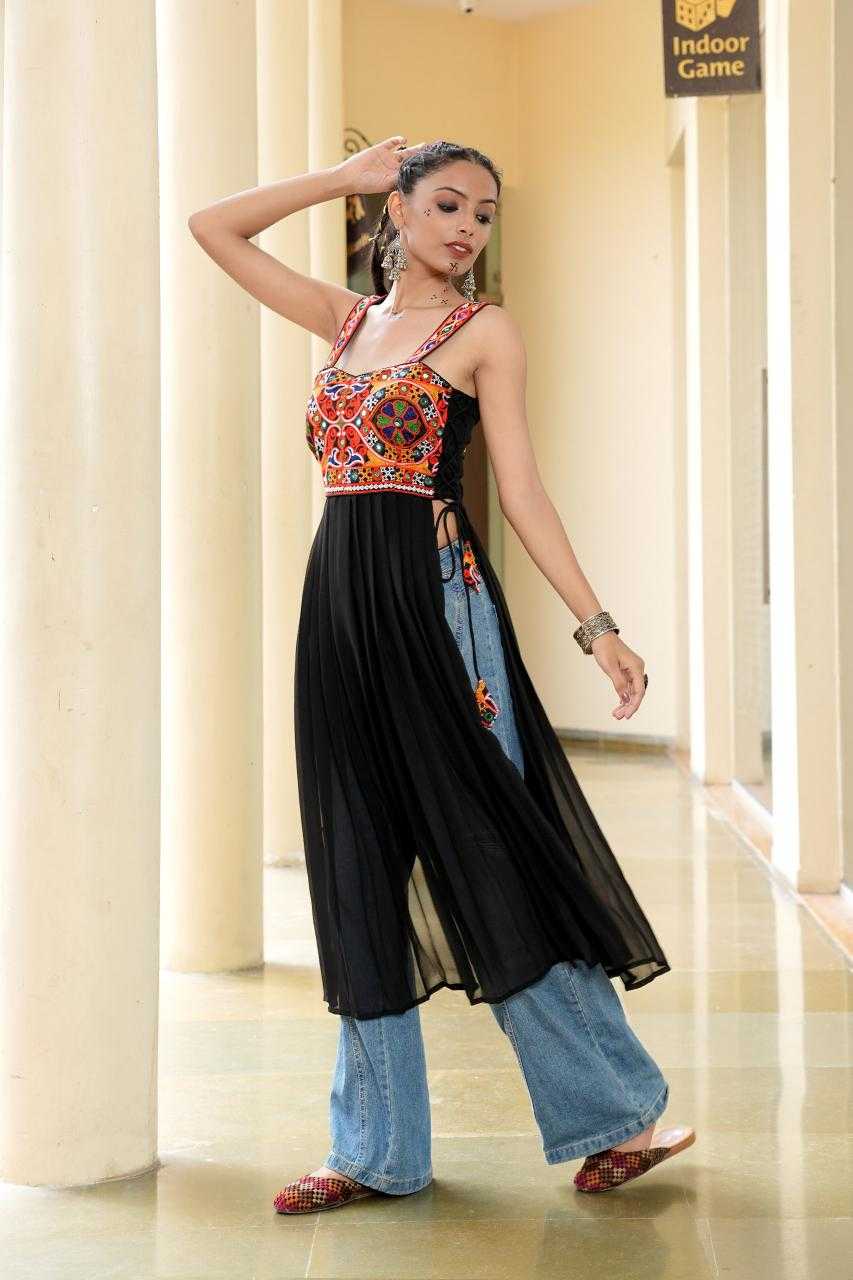 Ynf Georgette KESH643 45 Suits & Dresses Festive Collections Wholesale Designer dresses Embroidered Dresses Navratri Dresses Manufacturer- Kapda Export