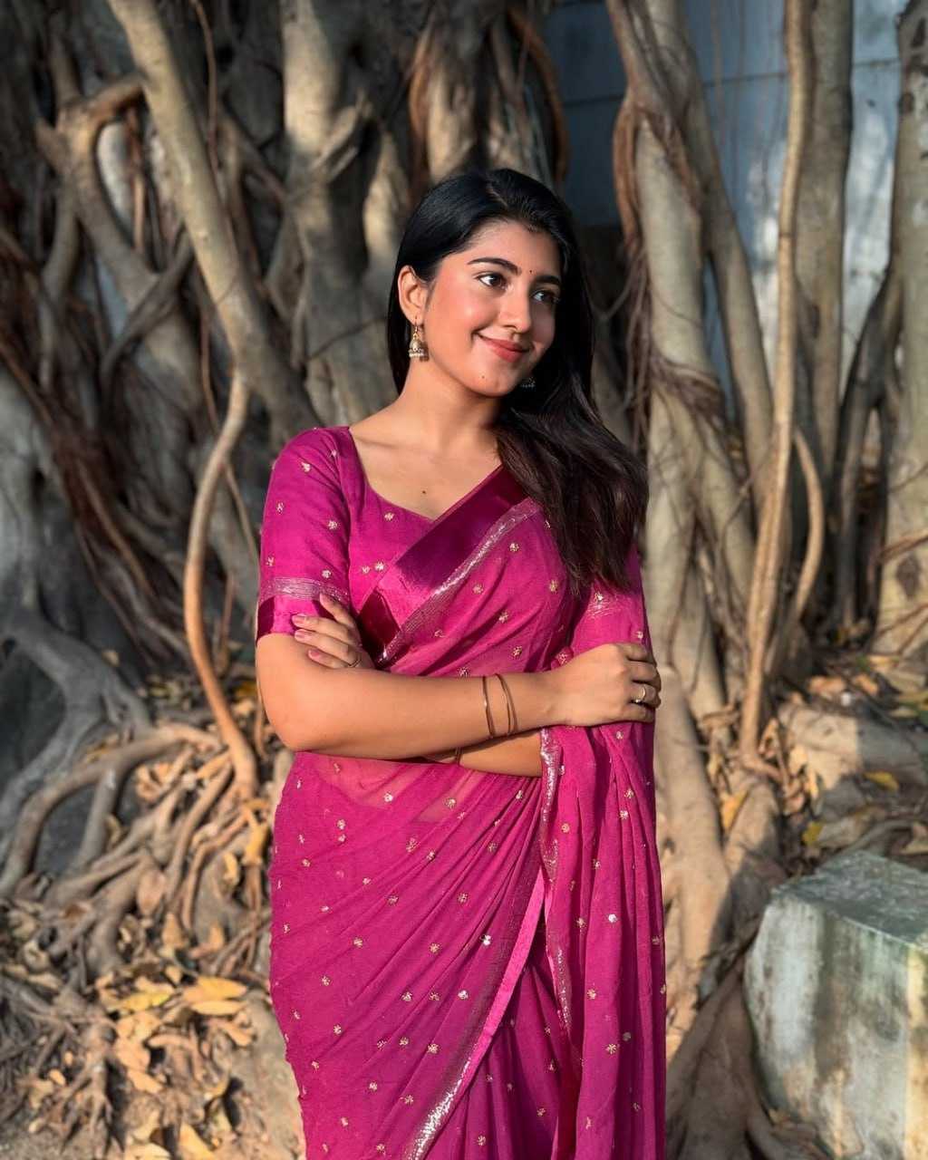 Ynf Georgette KESH668 060 Sarees Wholesale Fancy Sarees Georgette Sarees Ladies Sarees Manufacturer- Kapda Export