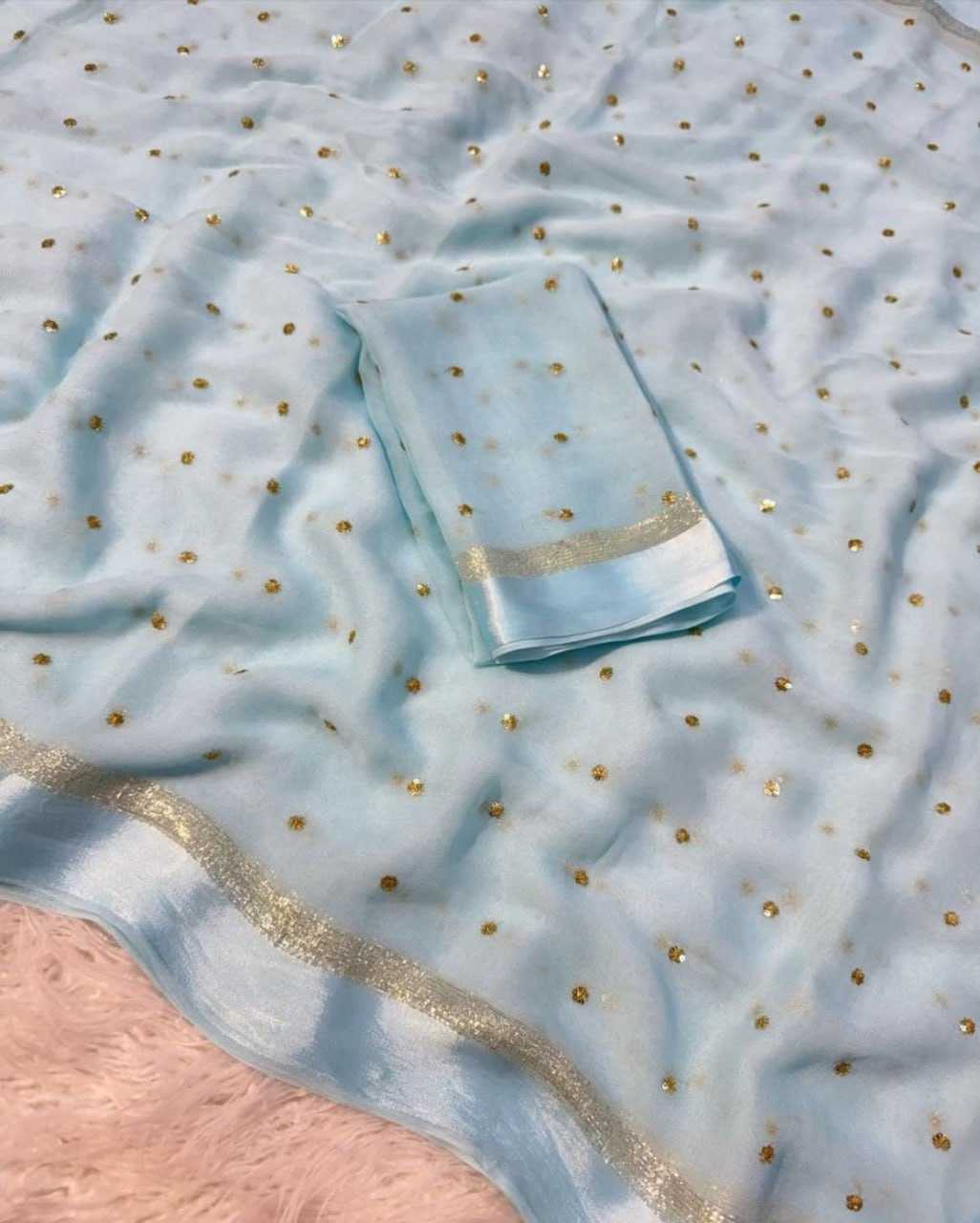 Ynf Georgette KESH668 060 Sarees Wholesale Fancy Sarees Georgette Sarees Ladies Sarees Manufacturer- Kapda Export