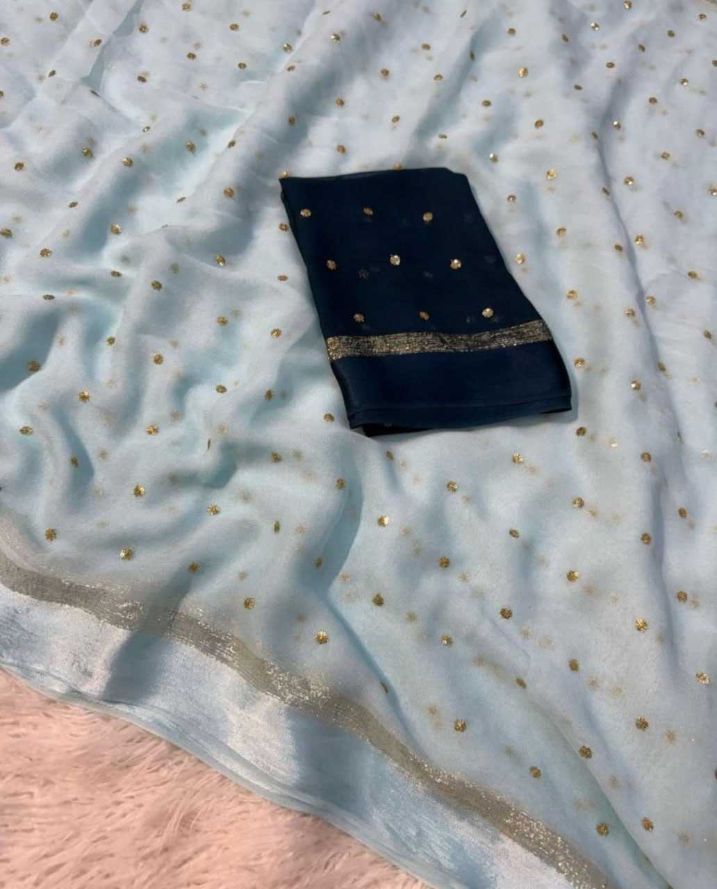 Ynf Georgette KESH668 060 Sarees Wholesale Fancy Sarees Georgette Sarees Ladies Sarees Manufacturer- Kapda Export