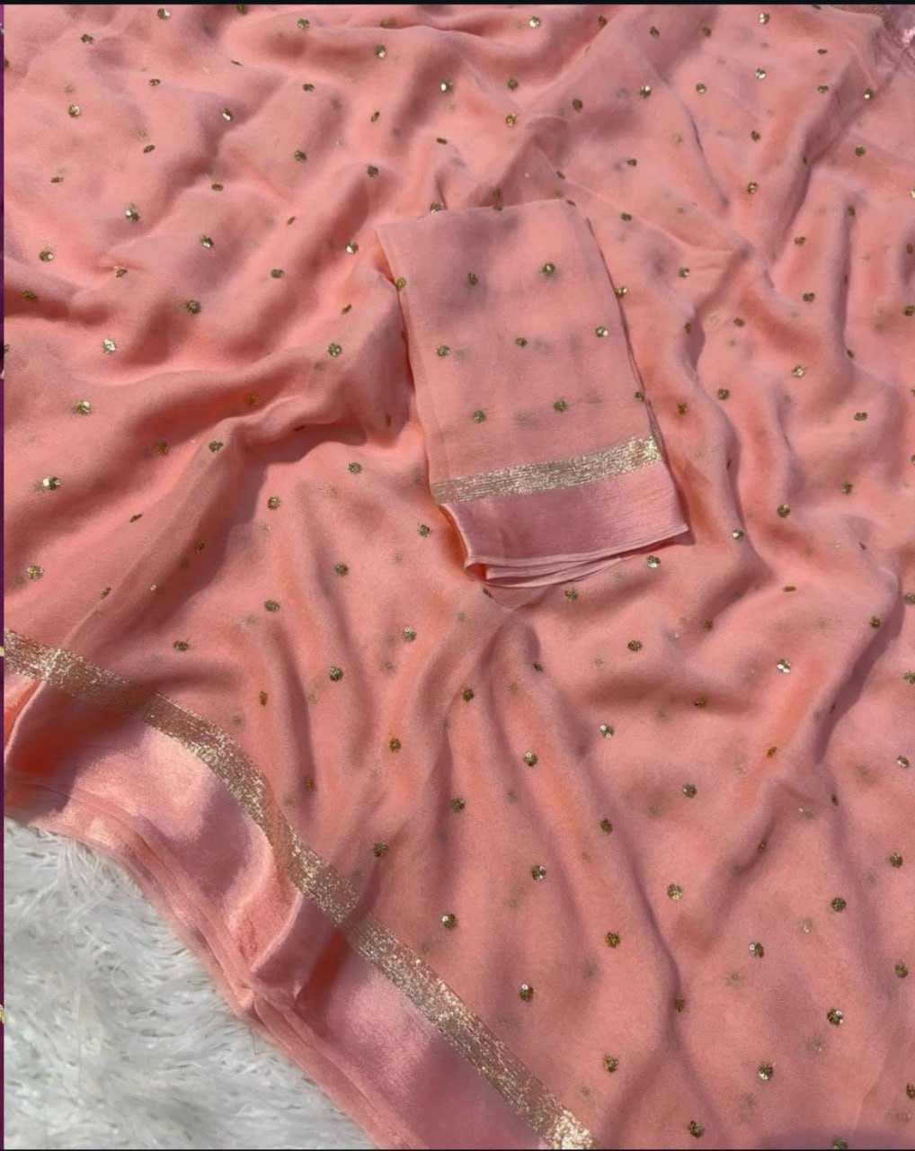 Ynf Georgette KESH668 060 Sarees Wholesale Fancy Sarees Georgette Sarees Ladies Sarees Manufacturer- Kapda Export