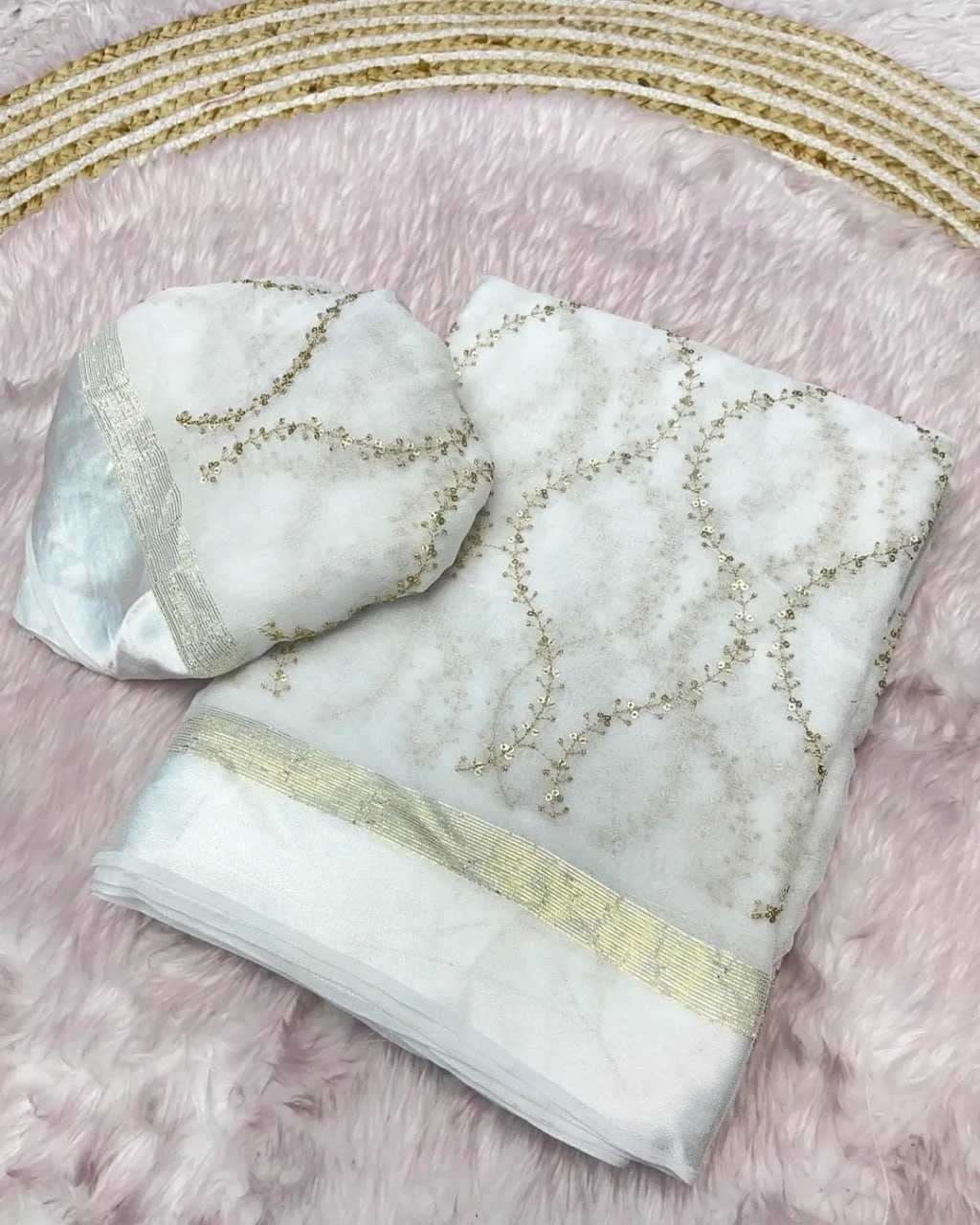 Ynf Georgette KESH668 061 Sarees Wholesale Fancy Sarees Georgette Sarees Ladies Sarees Manufacturer- Kapda Export