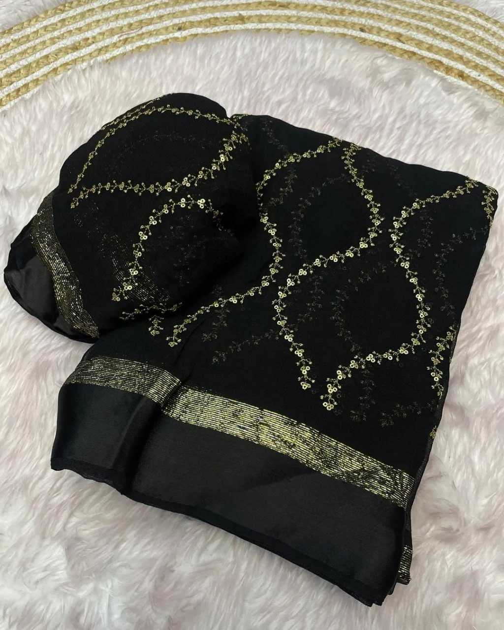 Ynf Georgette KESH668 061 Sarees Wholesale Fancy Sarees Georgette Sarees Ladies Sarees Manufacturer- Kapda Export