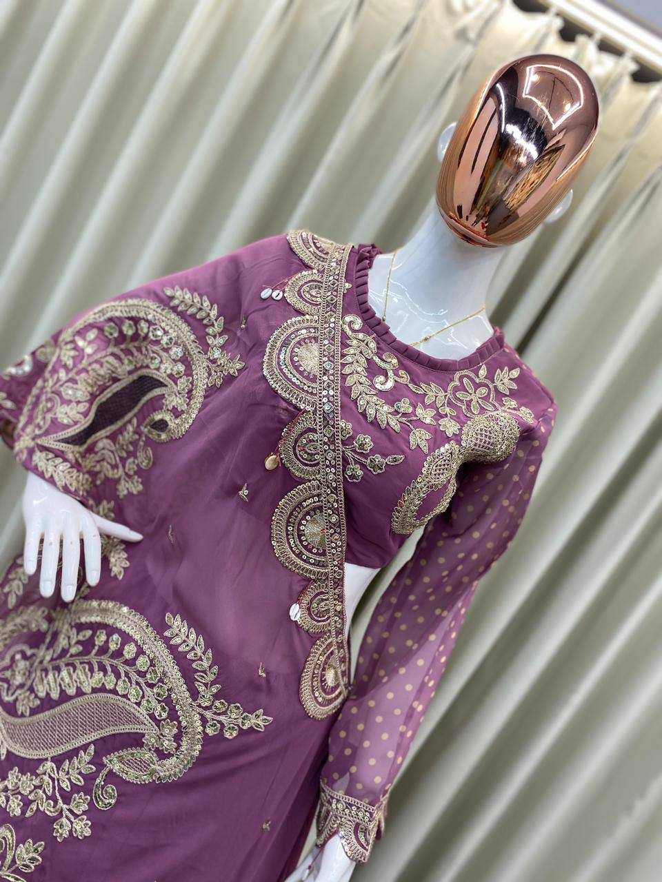 Ynf Georgette KESH678 400 Lehengas Festive Collections Wholesale Embroidered Lehenga Heavy Lehenga Eid Collections Manufacturer- Kapda Export