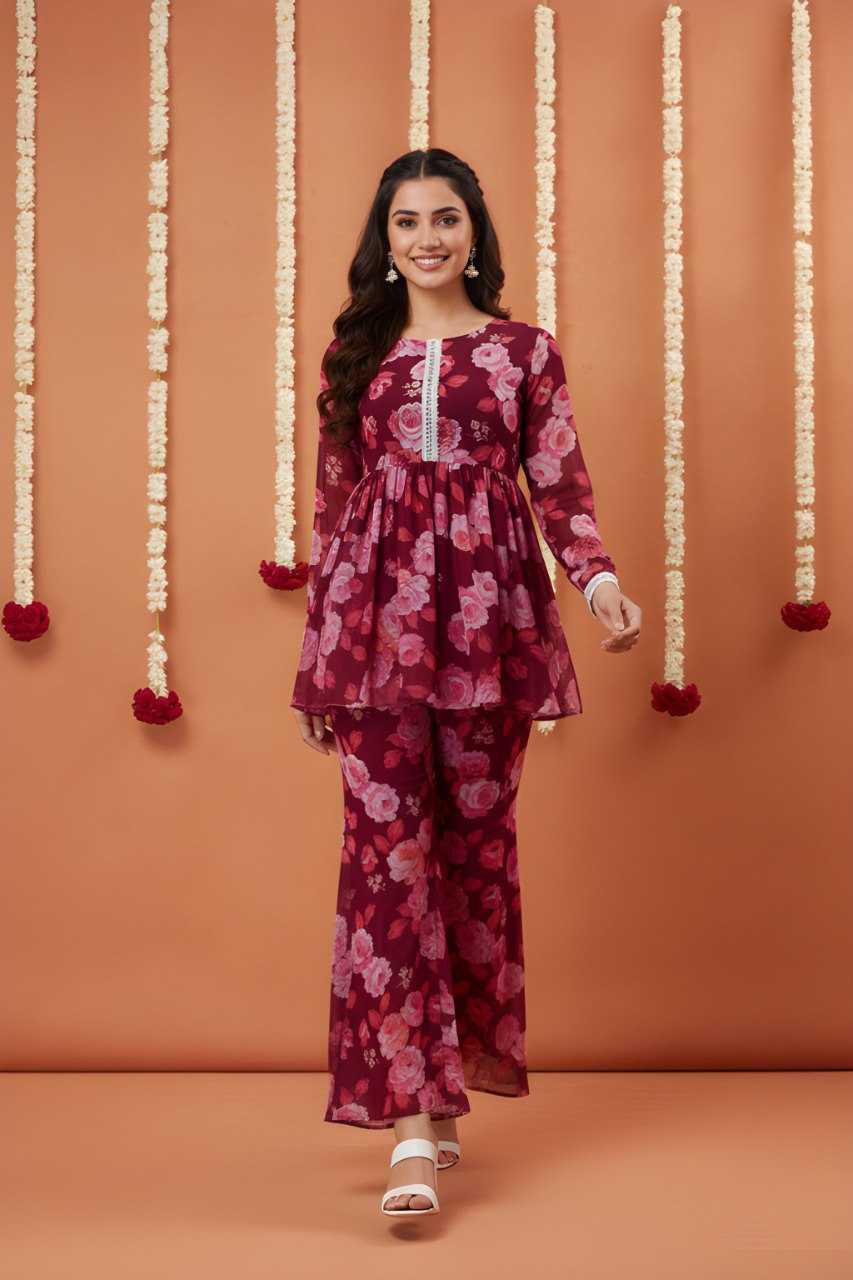 Ynf Georgette Kurti Wholesale Casual Kurtis Short Kurtis Georgette Kurtis Manufacturer- Kapda Export