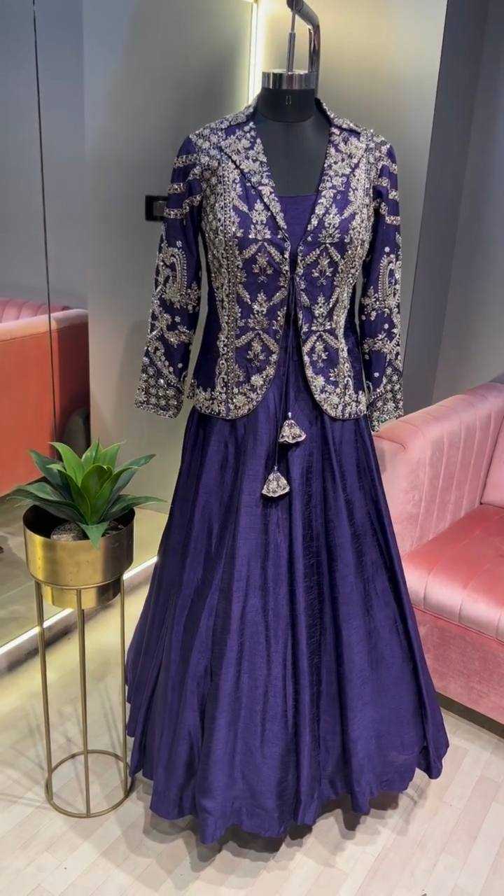 Ynf Heavy Chinnon Silk KESH560 1711 Suits & Dresses Western Wears Wedding Collections Wholesale Embroidered Dresses Gown Dresses Wedding Outfits Manufacturer- Kapda Export